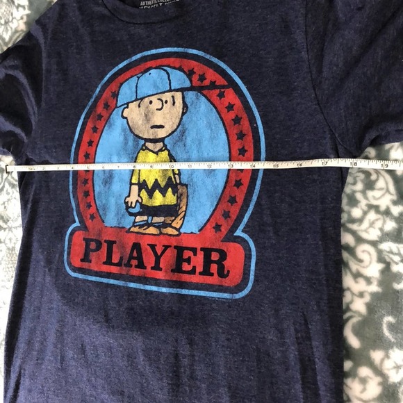 GAP Charlie Brown Player Navy Blue Licensed Tee XS - Picture 4 of 8
